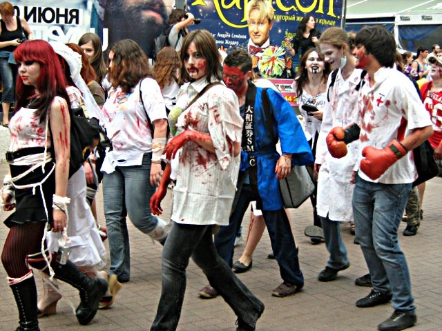 Зомби-боксеры, зомби-медсестры, зомби-врачи, зомби - все!